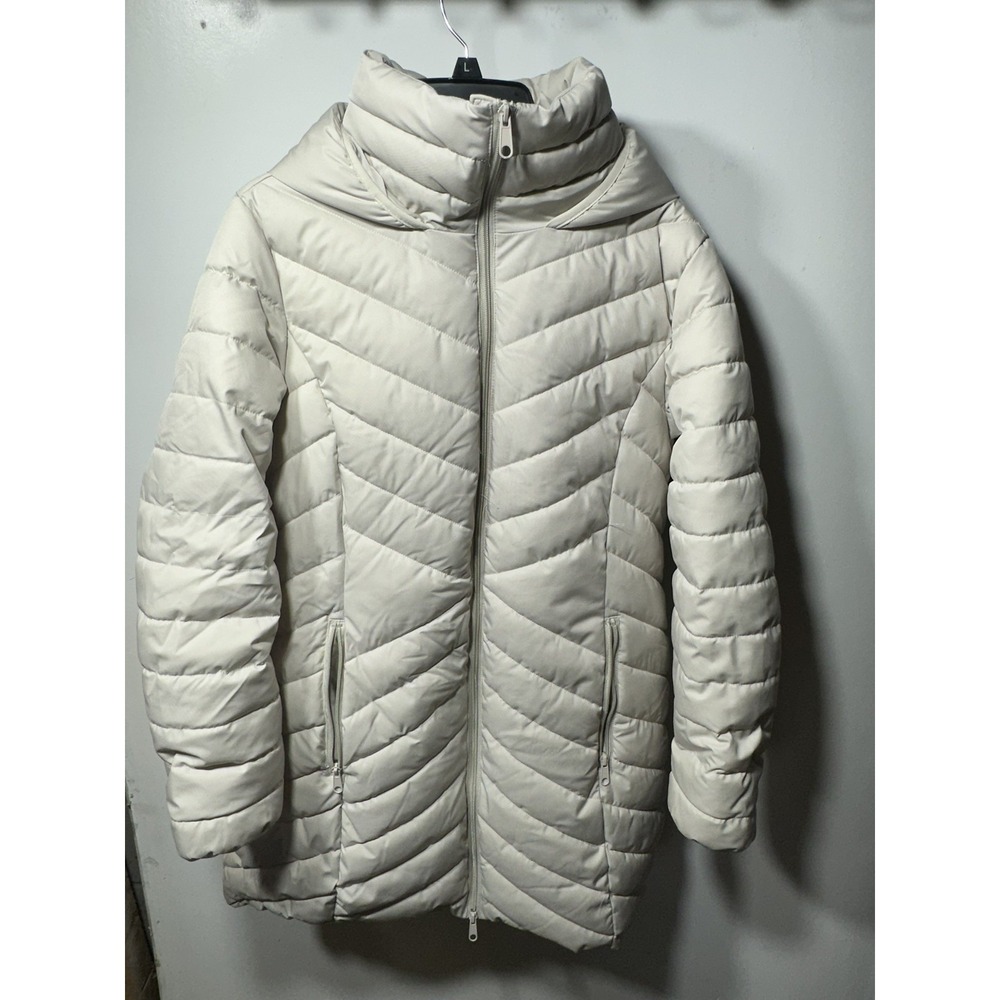 Womens Falls Creek Quilted Coat Jacket Puffer White Size XL